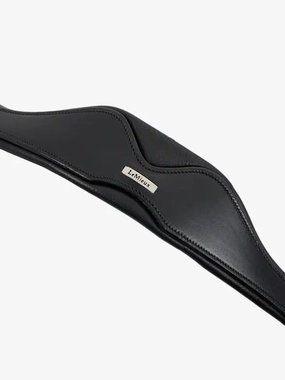 LeMieux Cross-Functional Leather Cavesson Black for horse training and lunging