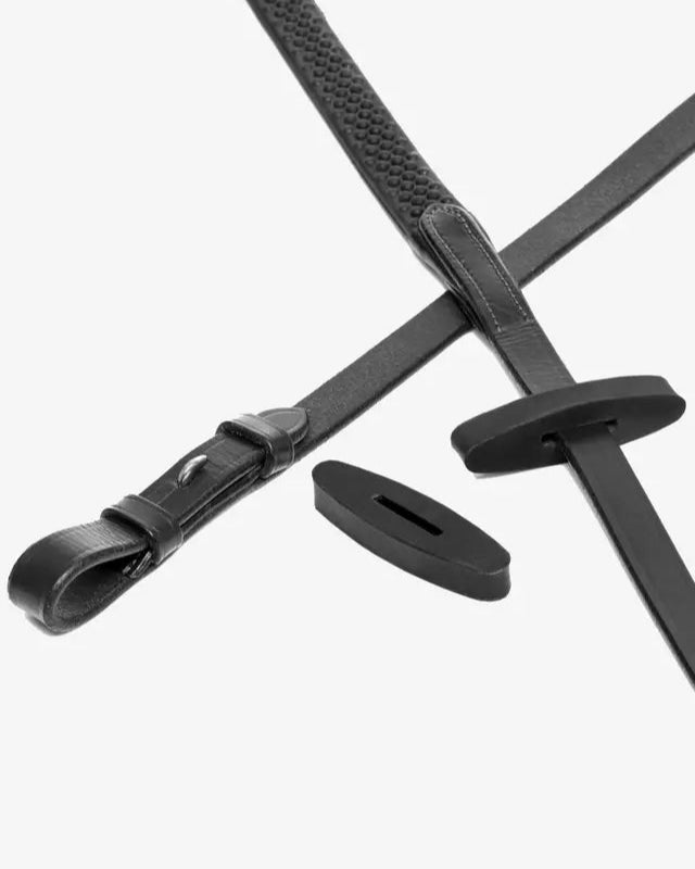 LeMieux Rubber Rein Stoppers Black