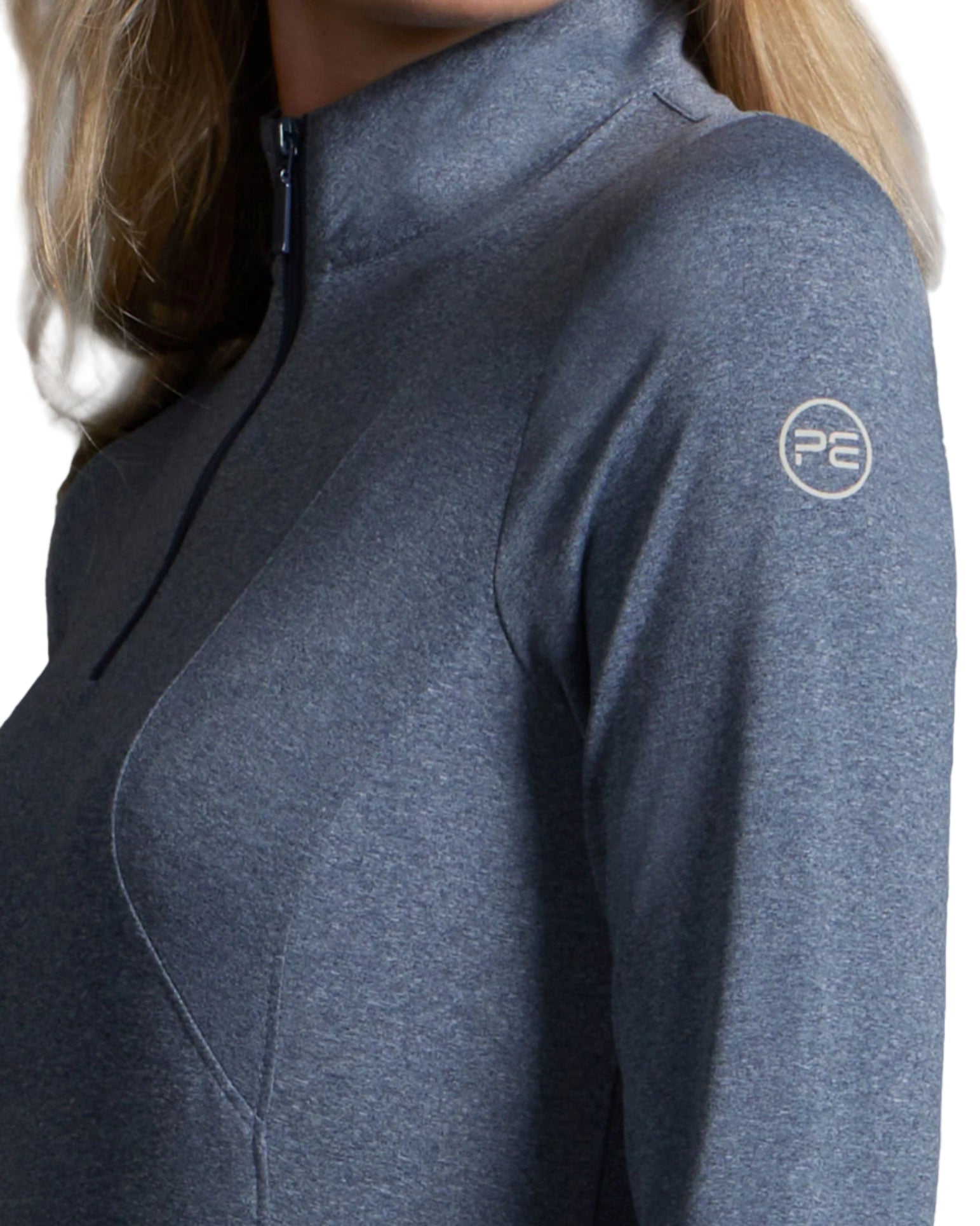 Premier Equine Leora Womens Long Sleeve Base Layer Blue