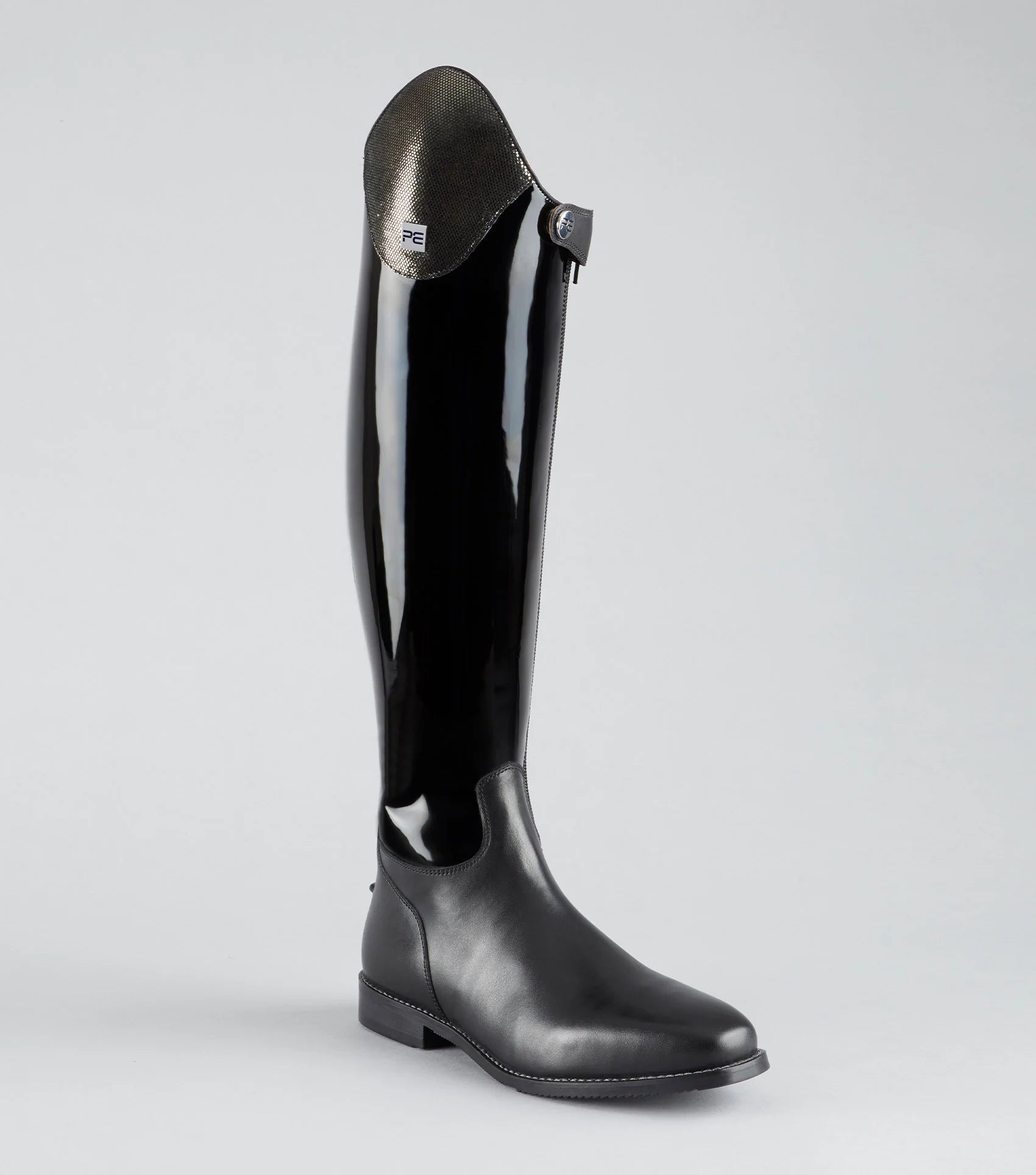 Premier Equine Levade Ladies Black Leather Dressage Riding Boots Knee High Equiflair
