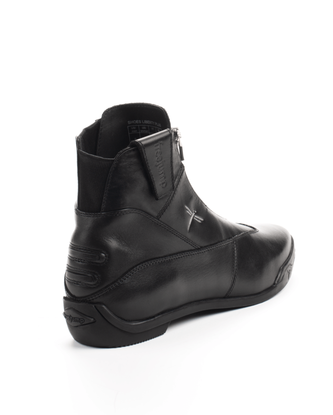FREEJUMP Liberty Plus Black Riding Boots - Equestrian Ankle Boots with Elastic Back for Comfort and Support - Shop Equiflair