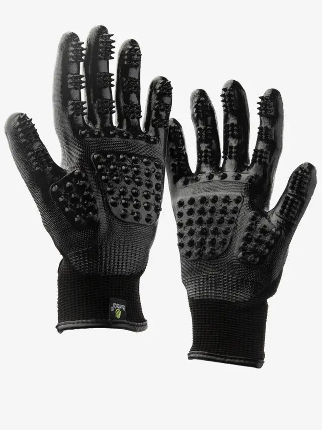 LEMIEUX HandsOn Grooming Gloves: Pet & Horse Massage, Scrubbing, & Deshedding Tool