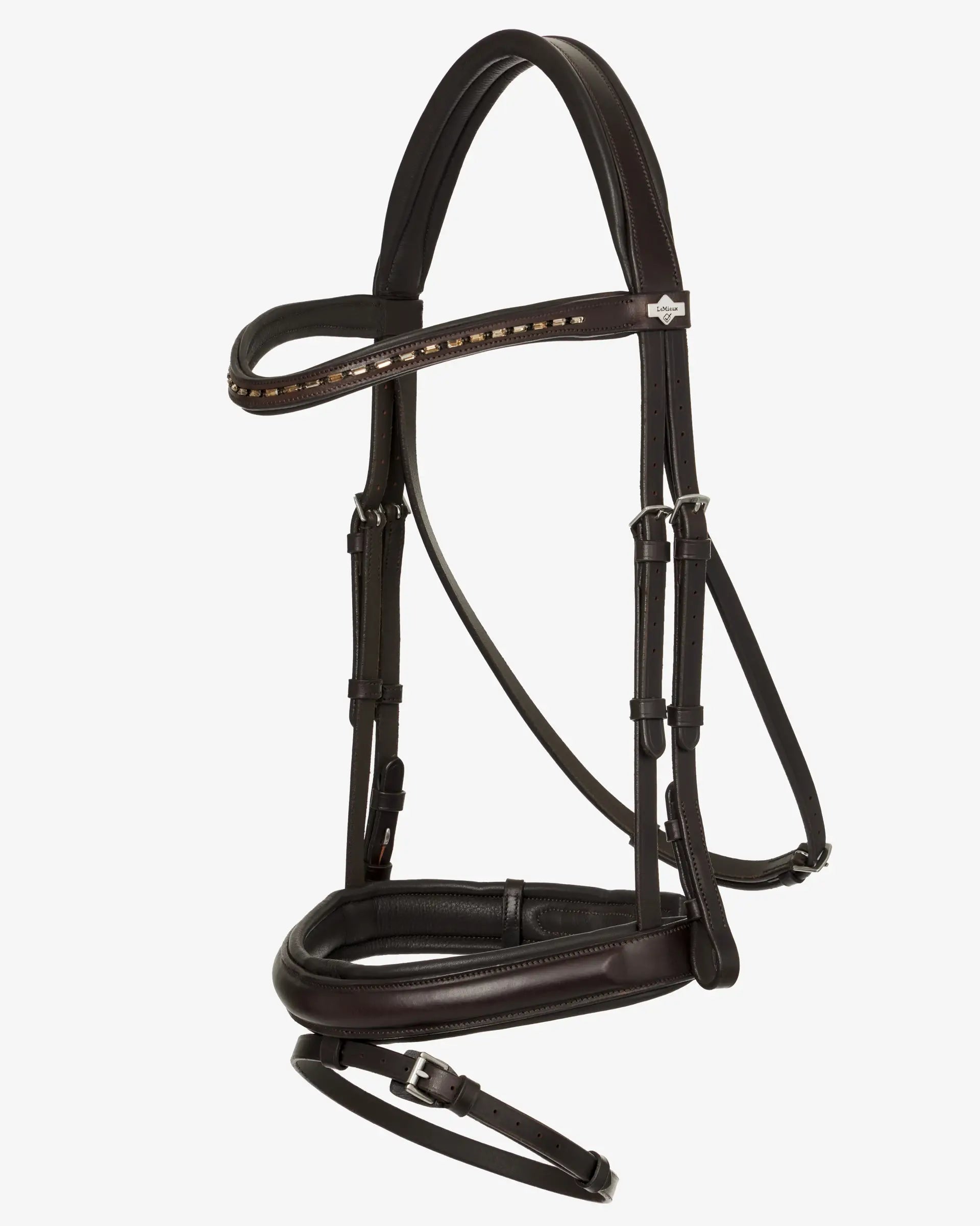 LeMieux Arika Dressage Bridle Brown/Silver