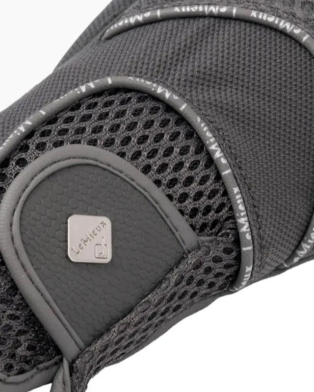 LeMieux  3D Mesh Riding Gloves Grey