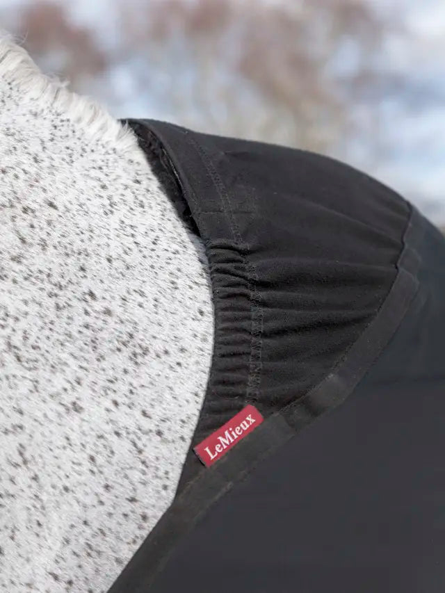 LeMieux Anti-Rub Bib Black for Horse Rug - Friction-Free Chest & Wither Protection