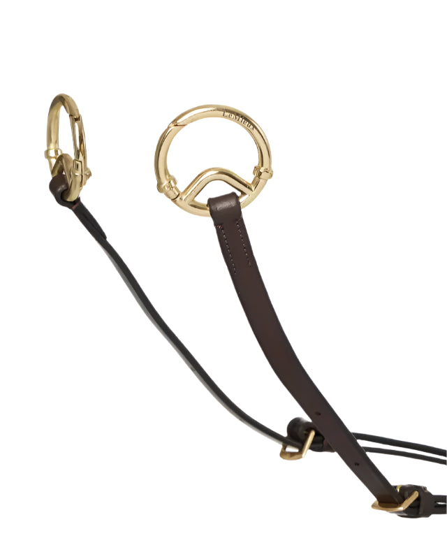 LeMieux Breastplate (D-Ring Attachment) Havana/Brass