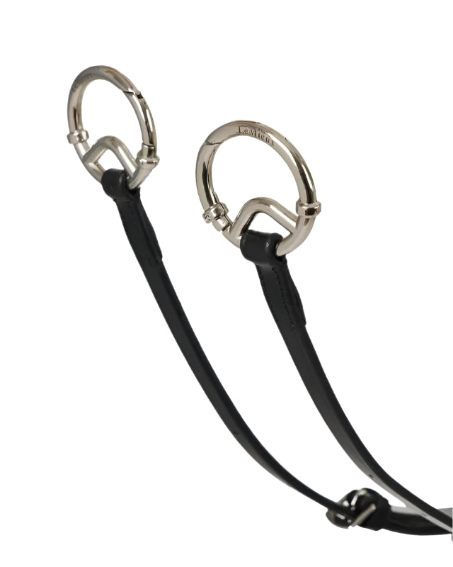 LeMieux Breastplate Black/Silver - D-Ring Equestrian Horse Tack with Martingale Attachment | Equiflair Saddlery