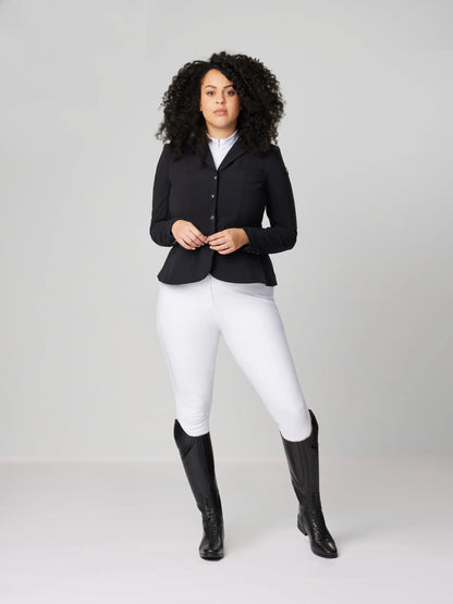 LeMieux Dynamique White Riding Breeches with Knee Grip - Equestrian Apparel