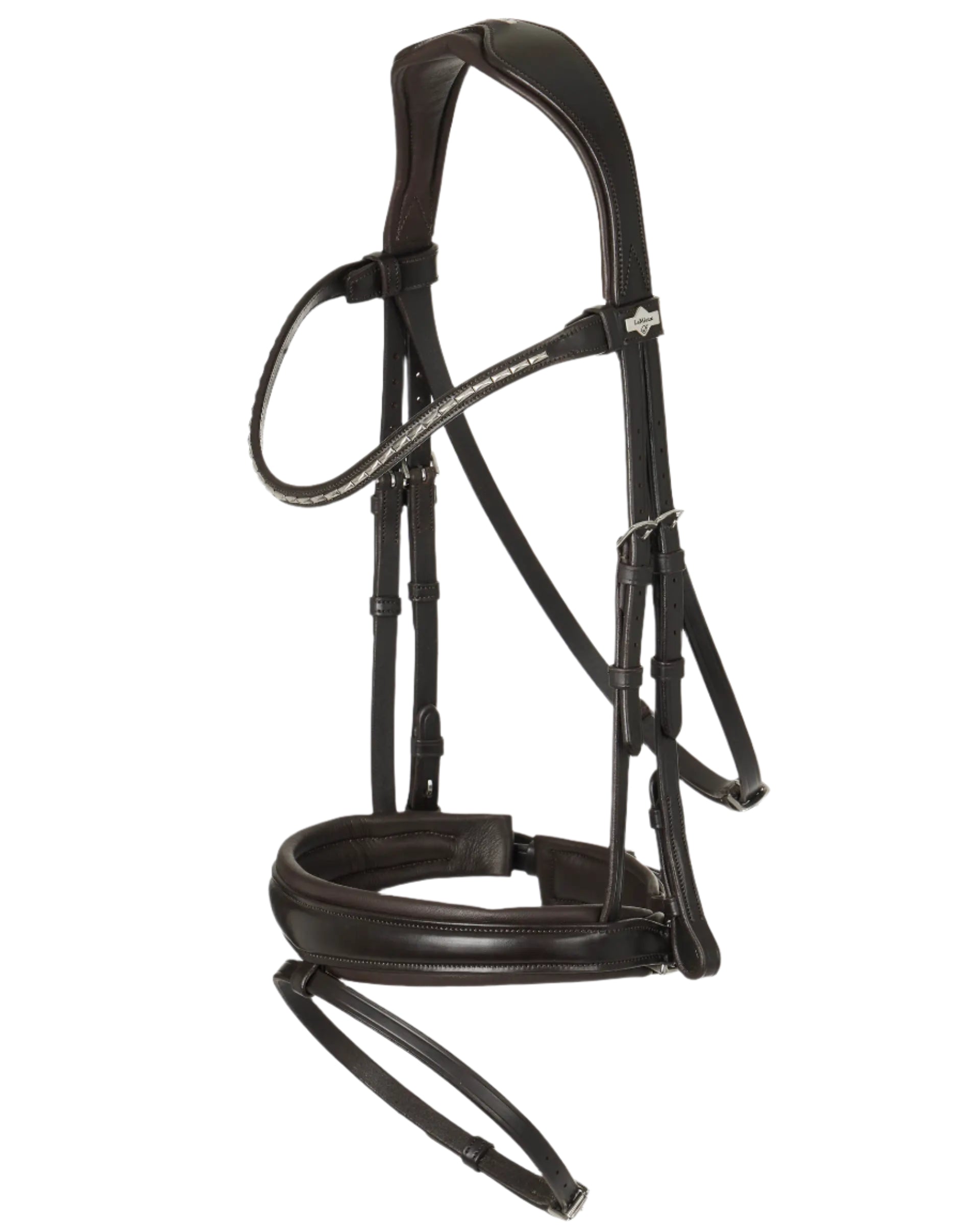 LeMieux Kudos Classic Dressage Bridle Brown