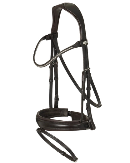 LeMieux Kudos Classic Dressage Bridle Brown
