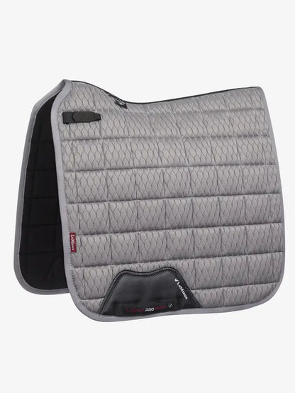 LeMieux Carbon Mesh Dressage Saddle Pad - Grey - Equestrian Horse Riding Equipment
