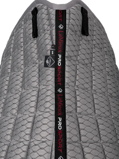 LEMIEUX Carbon Mesh Dressage Square Grey - Premium Horse Saddle Pad