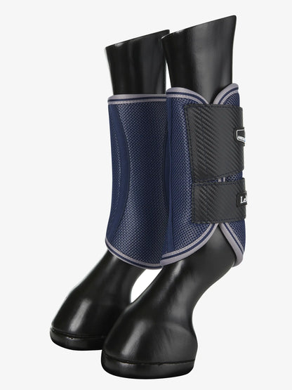 LEMIEUX Carbon Mesh Wrap Boots NAVY - Horse Leg Protection for Riding & Training | Equiflair