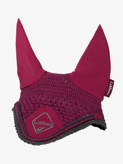 LeMieux Classic Fly Hood Mulberry | Equiflair - Horse Fly Veil, Equestrian Equipment