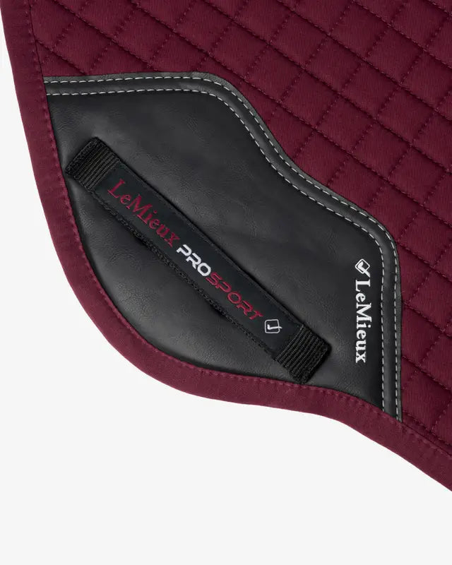 LeMieux Cotton Close Contact Square Burgundy