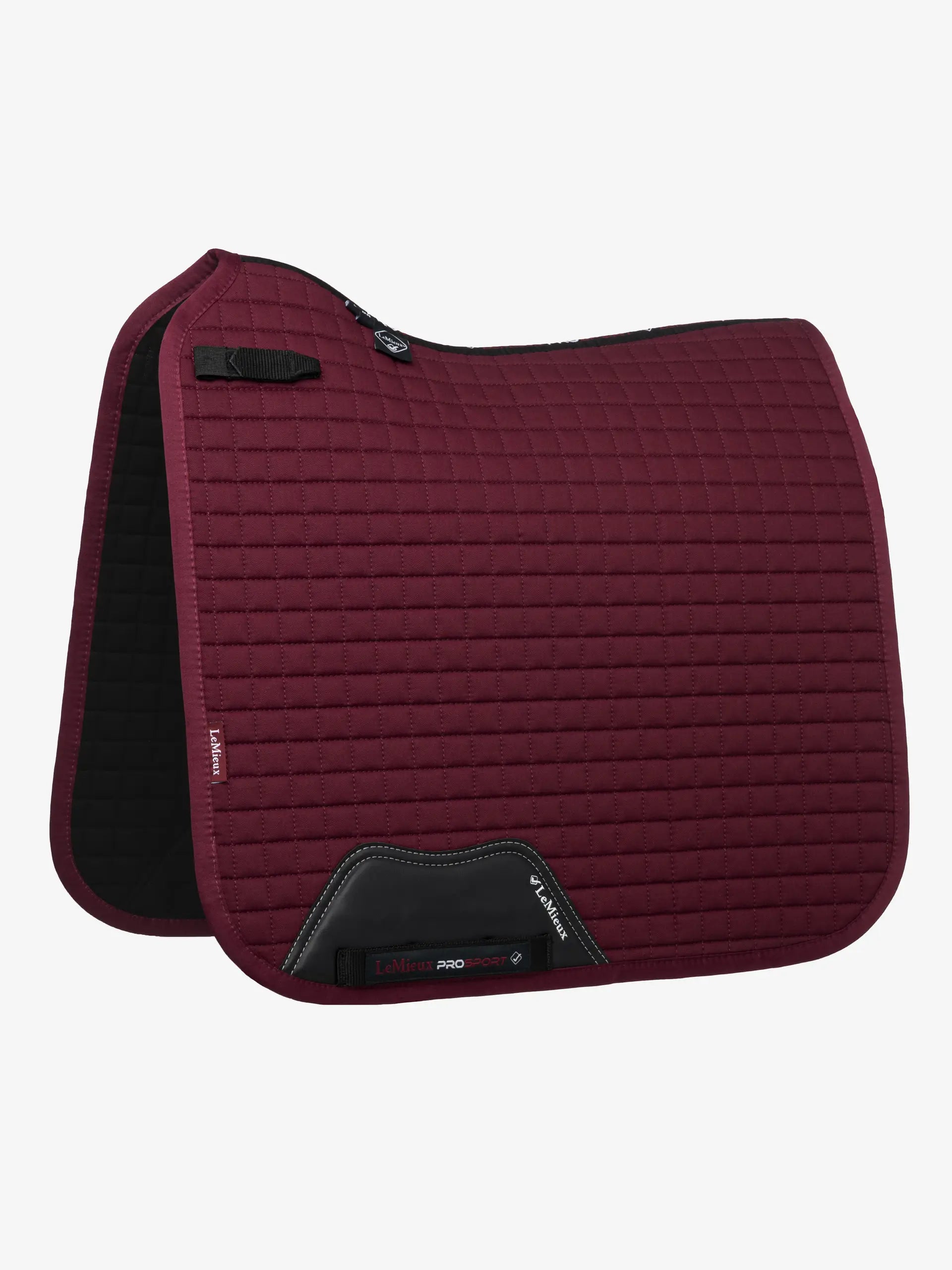 LeMieux Burgundy Dressage Saddle Pad - Equine Comfort & Style | Equiflair