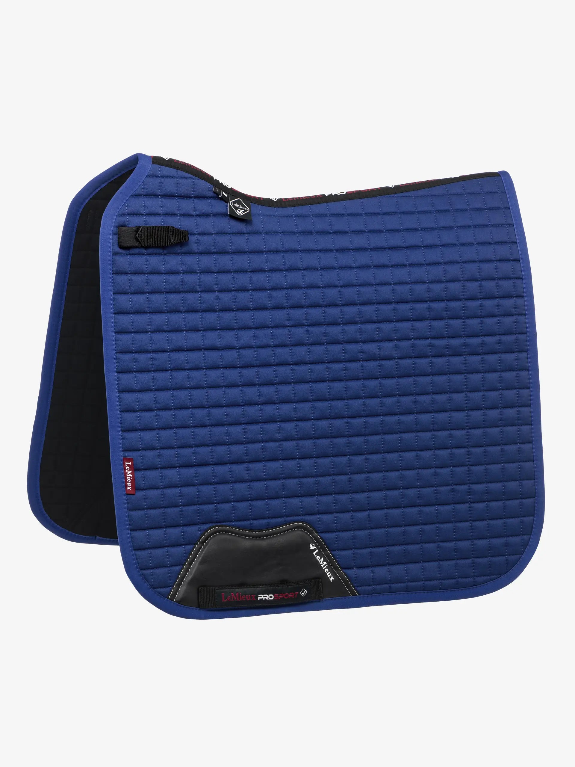 LeMieux Cotton Dressage Square Benetton Blue Saddle Pad | Stylish & Durable Equestrian Horse Riding Equipment - Buy Online