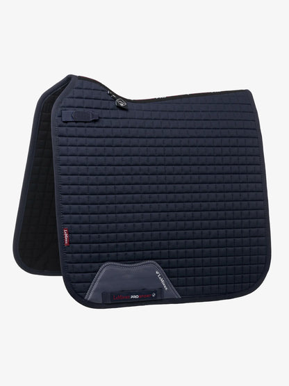 LeMieux Cotton Dressage Square Saddle Pad - Navy | Equiflair