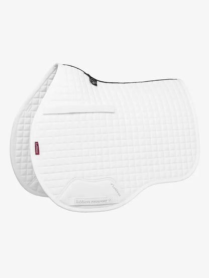 LEMIEUX COTTON GP SQUARE Saddle Pad - WHITE - Horse Riding Comfort & Style