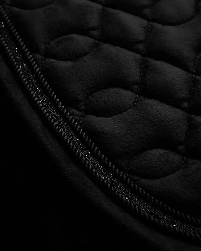 LeMieux Crystal Suede Close Contact Square Black