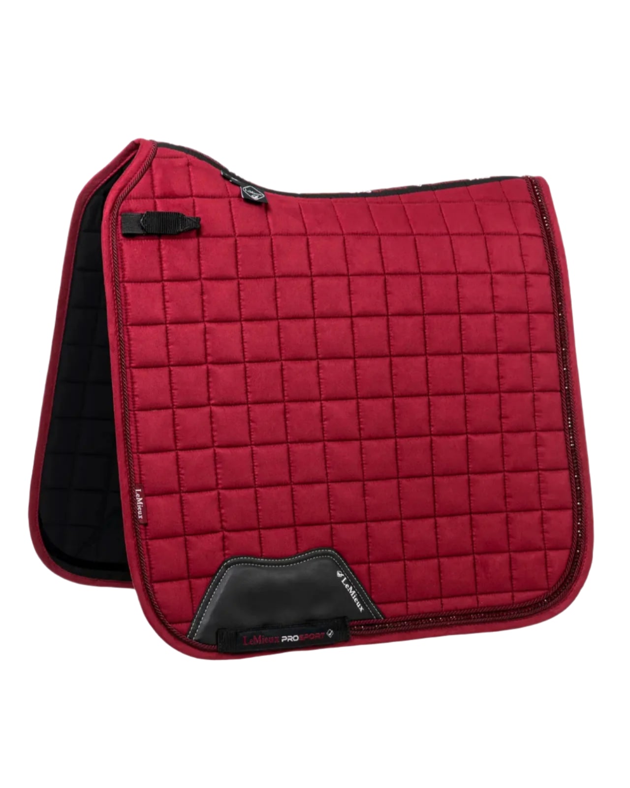 LeMieux Diamante Dressage Square Burgundy