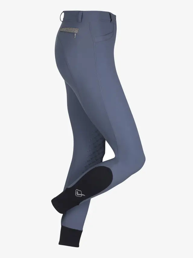 LeMieux Dynamique Knee Grip Breeches - Ice Grey | Women's Riding Pants