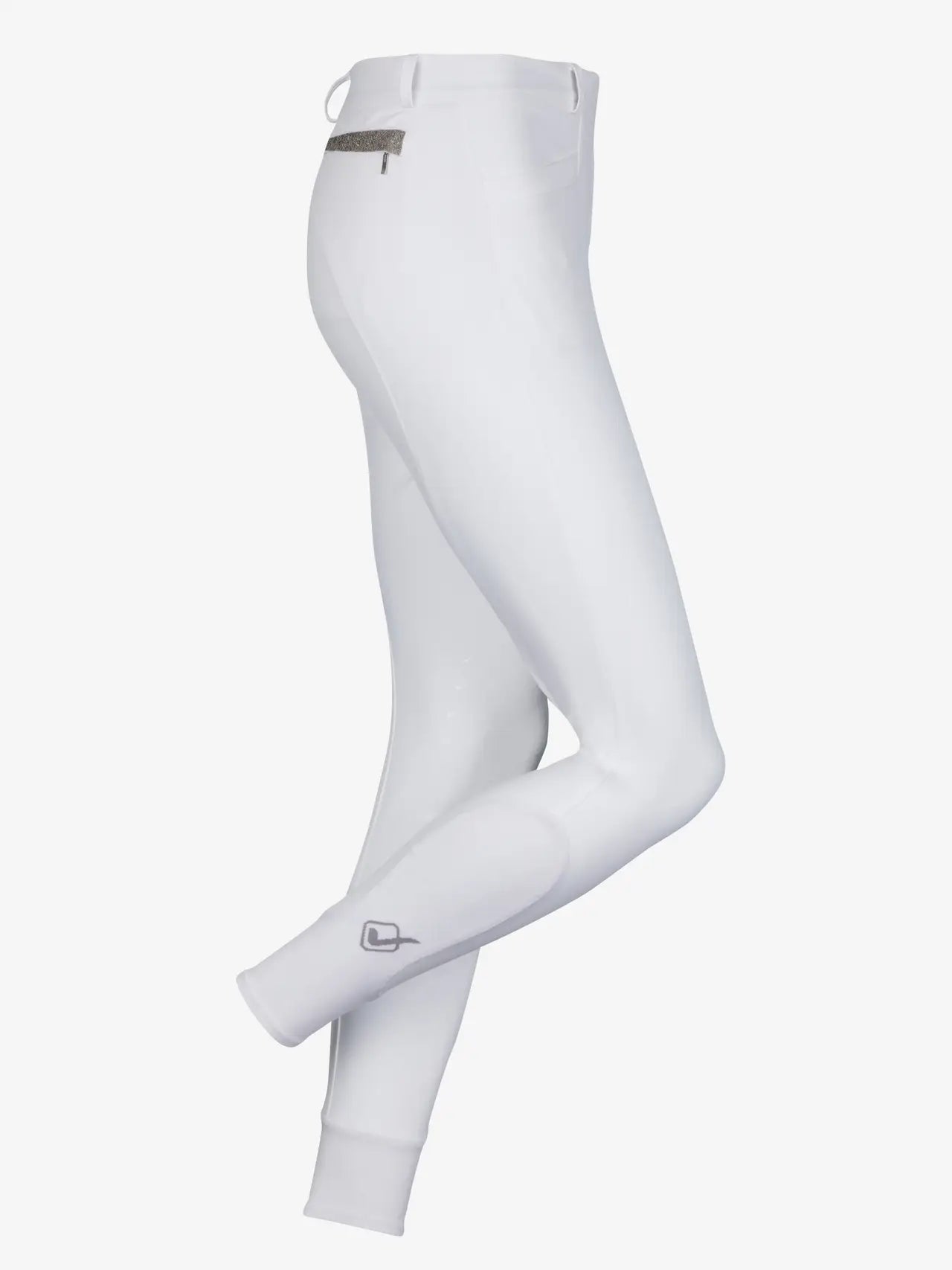 Le Mieux Dynamique White Breeches - Knee Grip Riding Pants