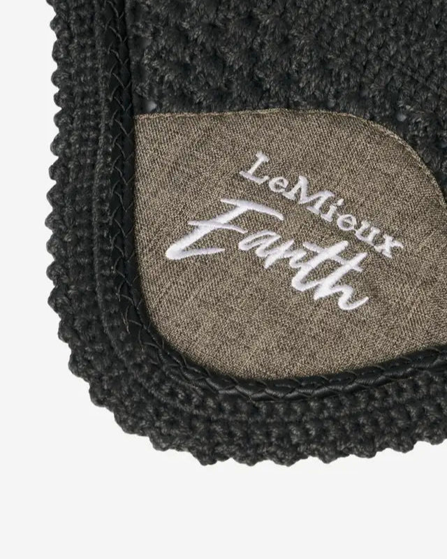 Lemieux Earth Moss Fly Hood: Recycled Material, Sustainable Horse Riding Gear. Shop Now!