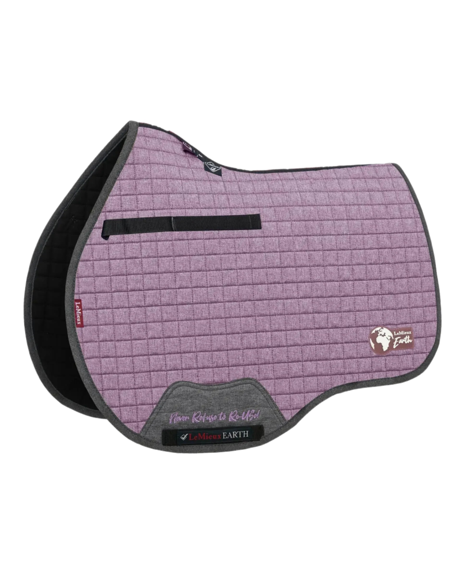 LEMIEUX Earth GP Saddle Pad - Thistle Color - Recycled Materials Horse Riding Equipment