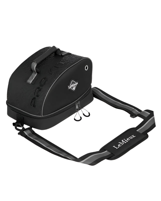 LeMieux Elite Pro Hat Box Black | Equiflair Saddlery - Horse Riding Hat Storage Bag