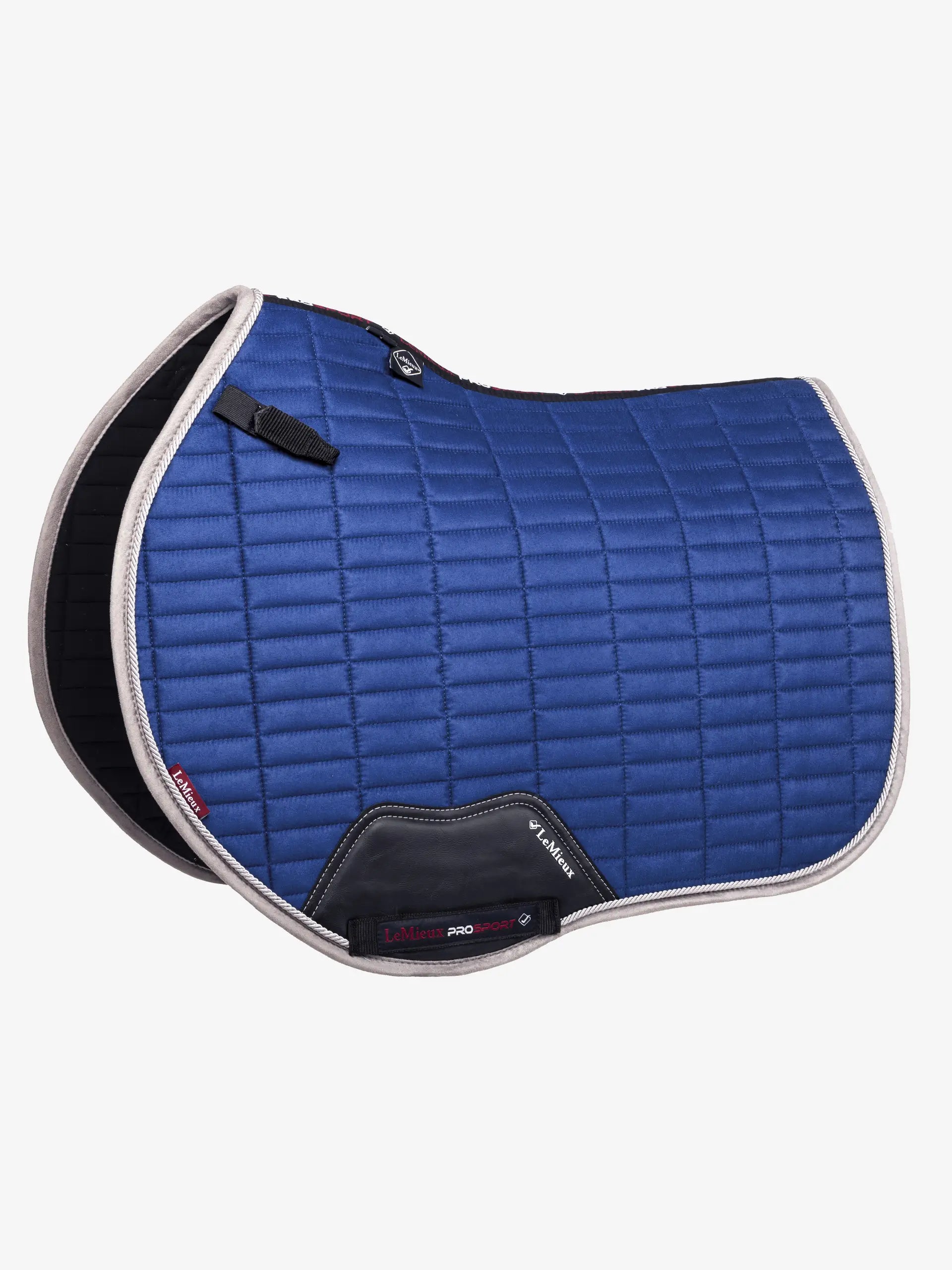 LeMieux Suede EuroJump Square Benetton Blue