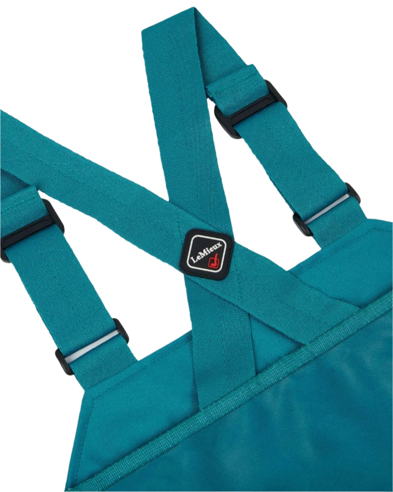 LeMieux Eventing Bib Peacock: Adjustable Straps, Competition Number Holder, Equiflair