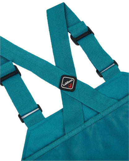 LeMieux Eventing Bib Peacock: Adjustable Straps, Competition Number Holder, Equiflair