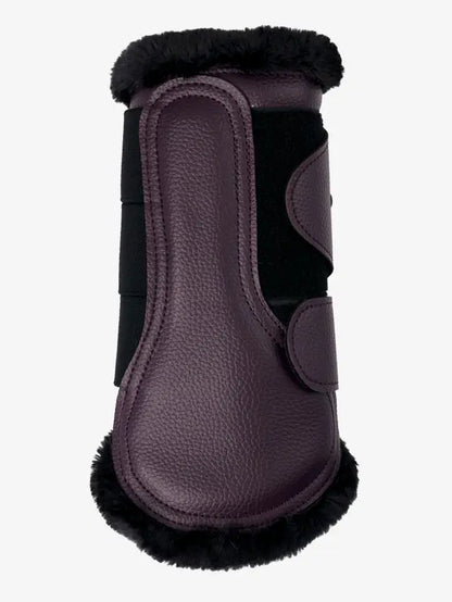 LeMieux Fig Fleece Lined Brushing Boot - Equiflair: Leather Horse Riding Leg Protection