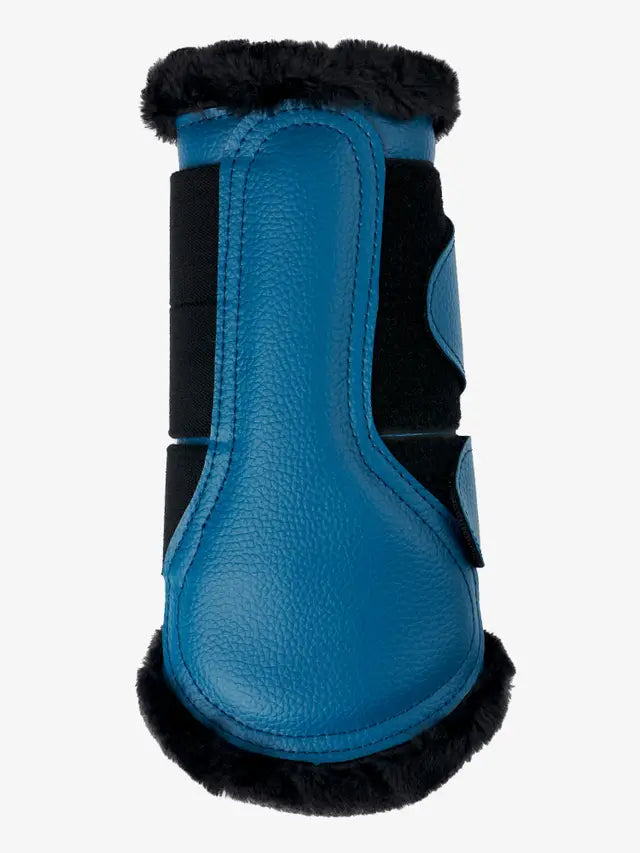 LeMieux Fleece Lined Brushing Boots Marine Blue - Horse Leg Protection Equestrian Equipment from Equiflair