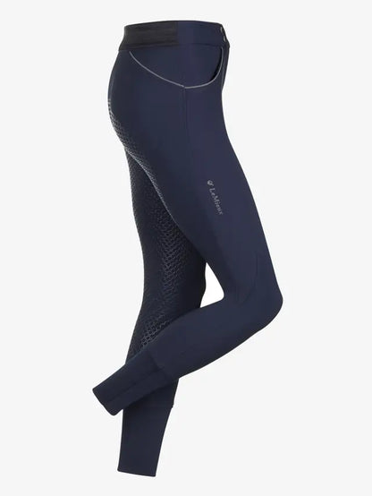 LEMIEUX Freya Navy Breeches: Women's Equestrian Riding Pants with Silicone Seat & High Waist