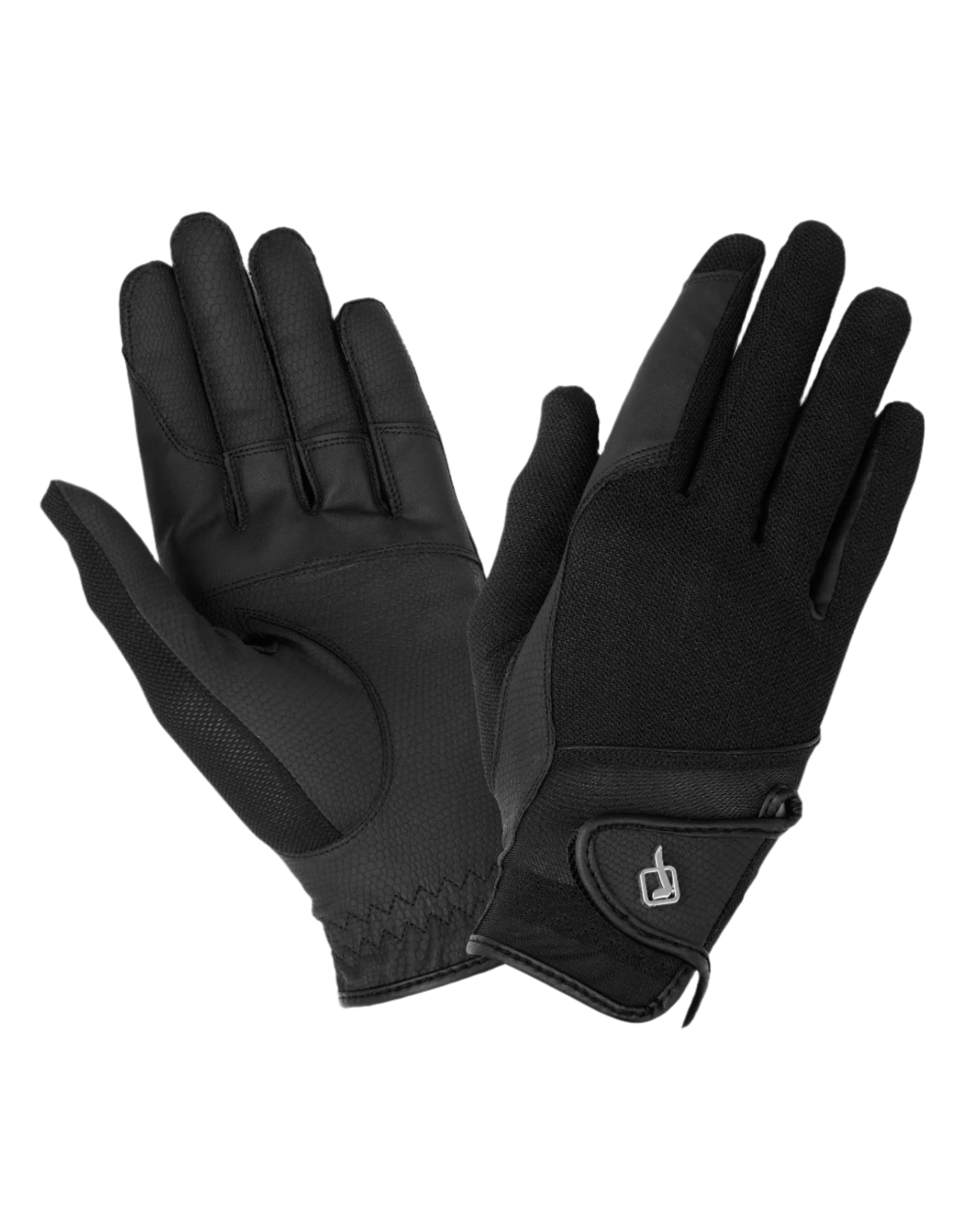 LEMIEUX Pro Mesh Riding Gloves Black: Breathable Equestrian Gloves with Grip