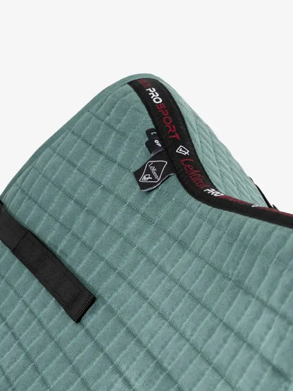 Lemieux Suede GP Square Sage Saddle Pad - Comfortable General Purpose Equestrian Pad for Horses, Suede Effect