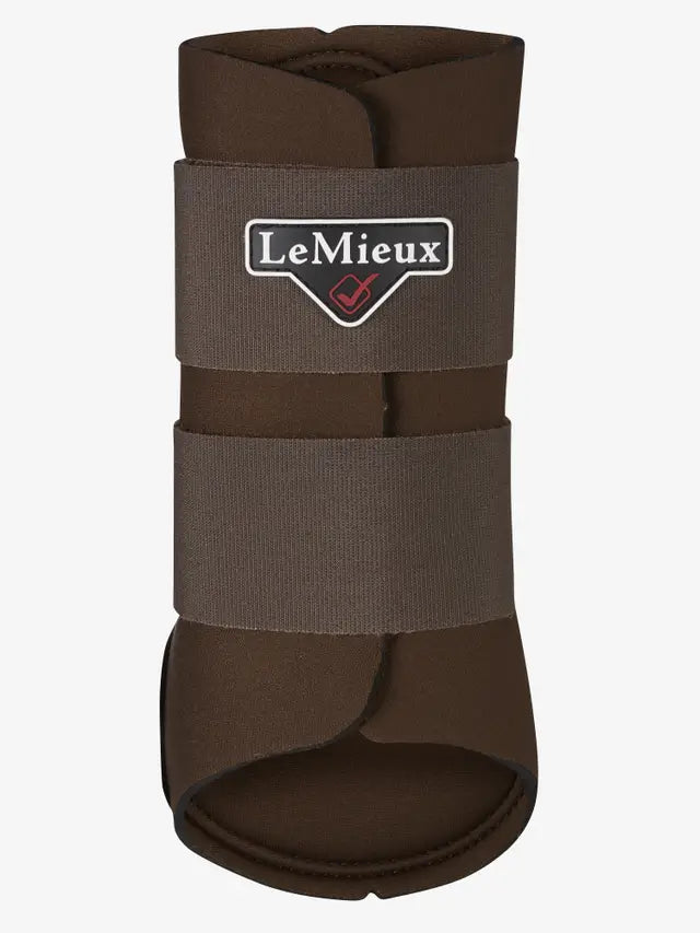 LeMieux Grafter Brushing Boot - Brown Horse Leg Protection for Schooling & Turnout | Equiflair