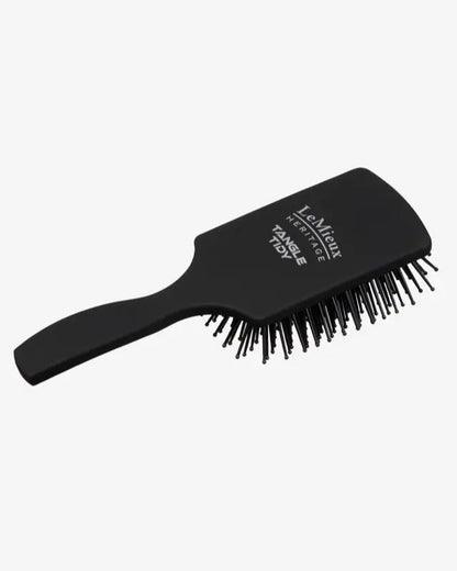 LeMieux Tangle Tidy Black Grooming Brush: Pet Hair Detangler for Knots and Tangles