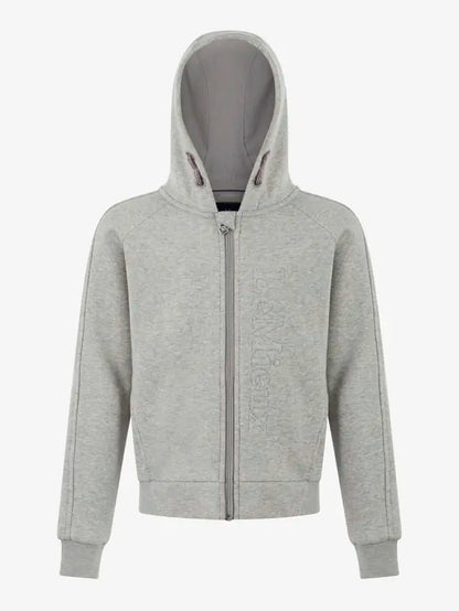 LeMieux Young Rider Hollie Hoodie - Grey Marl - Youth Equestrian Apparel - Warm and Comfortable Kids Horse Riding Zip Up