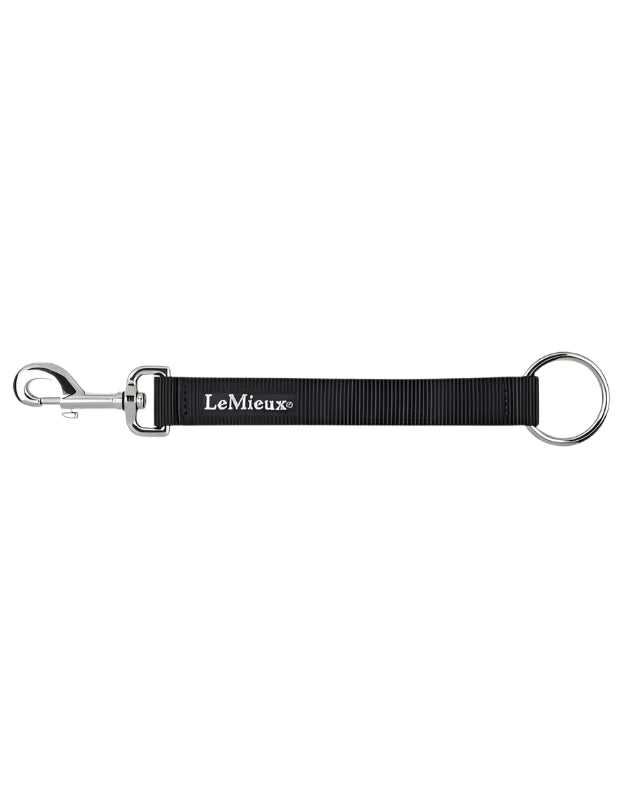 LEMIEUX Black Hook & Loop Strap - Multi-Purpose Equestrian Tack Organizer
