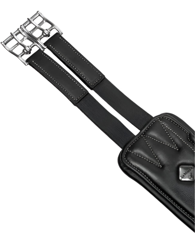 LEMIEUX Gel-Tek Anatomic Jumping Girth Black - High Performance Horse Riding Girth