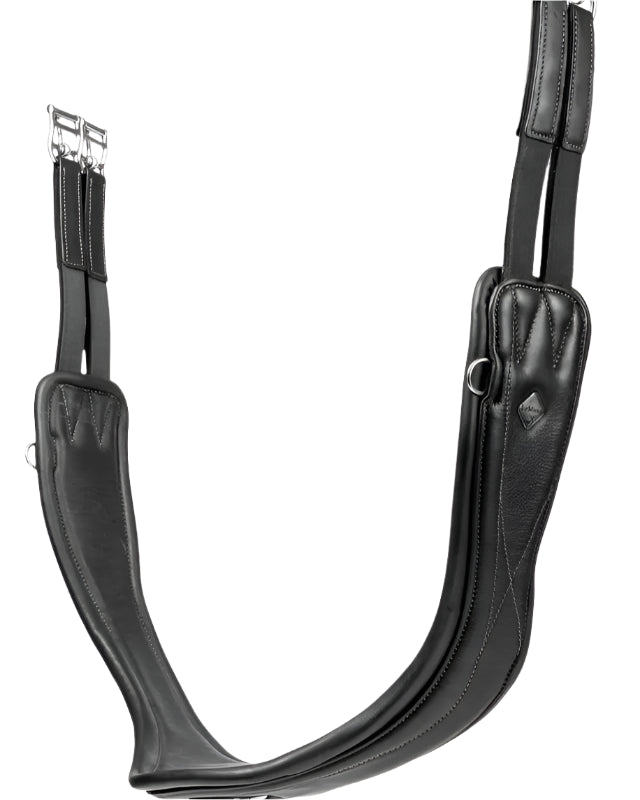 LEMIEUX GEL-TEK Anatomic Jumping Girth Black - Horse Tack Equestrian Saddlery