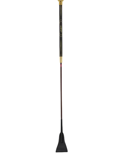LEMIEX LEGRIP Jumping Whip - Brown Polycarbon Horse Riding Whip with Metal Cap & PU Grip - Equestrian Equipment