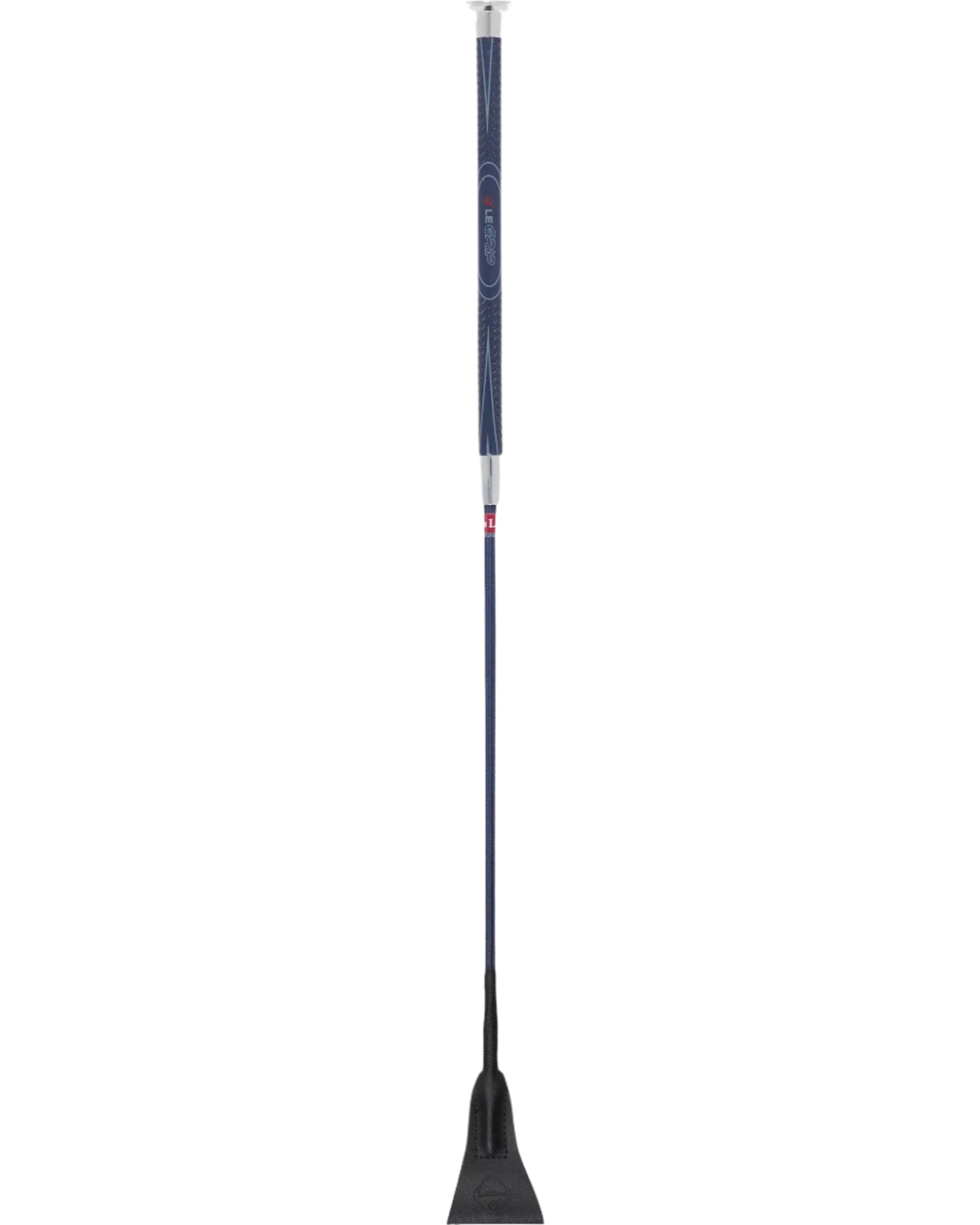 LeMieux LeGrip Jumping Whip Navy. Equestrian Jumping Crop. Balanced for performance.