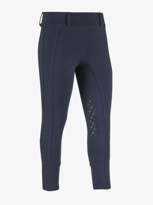 LEMIEUX Junior Pro Navy Breeches: Technical Riding Pants with Knee Grip & Elastic Waist for Comfortable Equestrian Performance