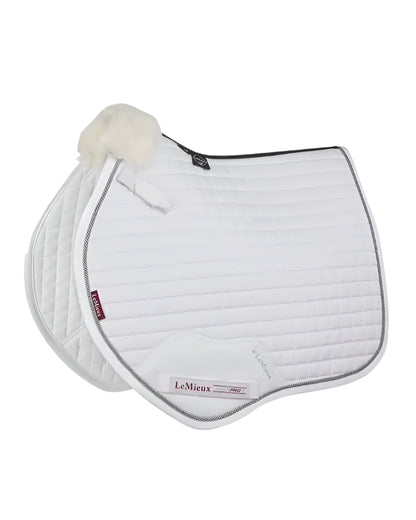 LeMieux Junior Pro White GP/Jump Square Saddle Pad | Equestrian Gear