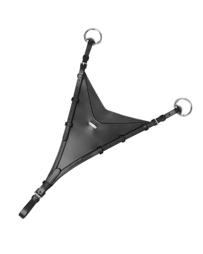 LeMieux Kudos Bib Martingale Attachment Black/Silver