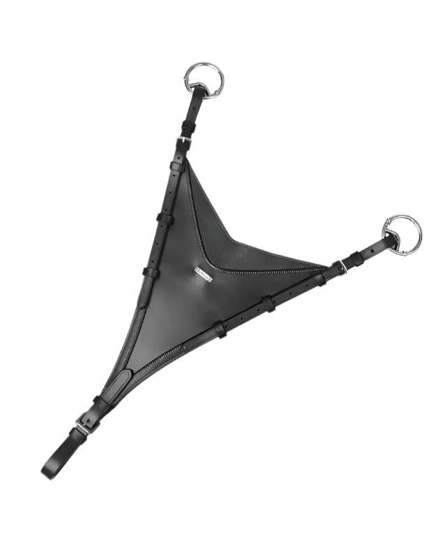 LeMieux Kudos Bib Martingale Attachment Black/Silver